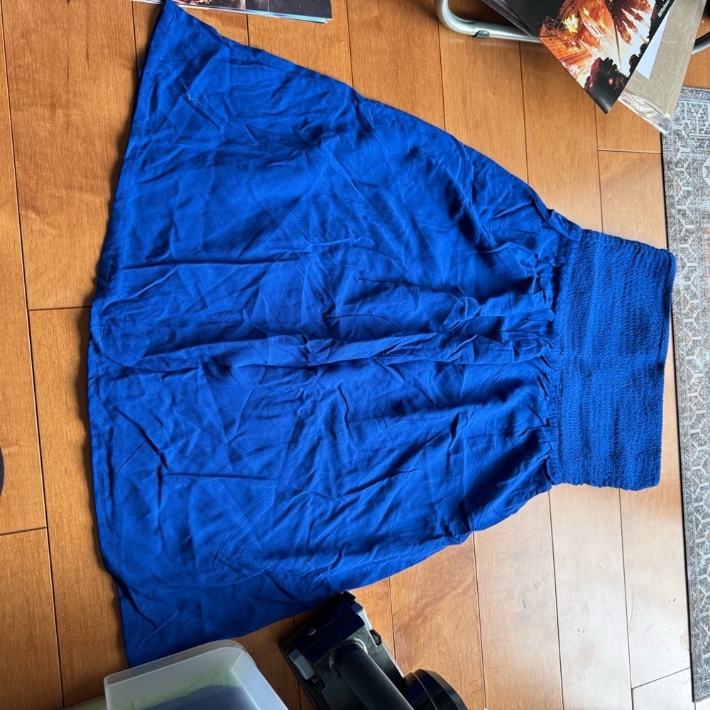 Elegant Blue Women's tube dress